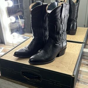 Tecovas the Jamie Midnight Black calf size  7B